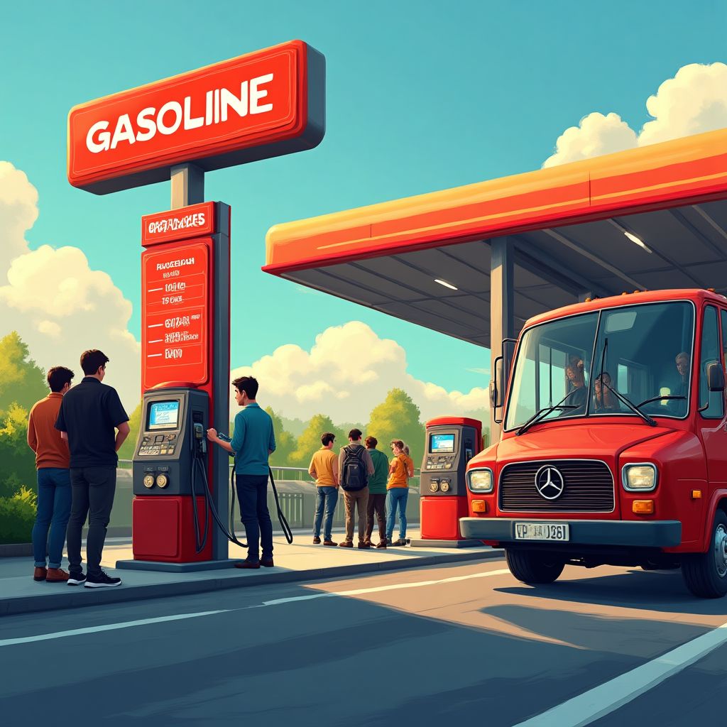 Precios de combustible y transporte en aumento