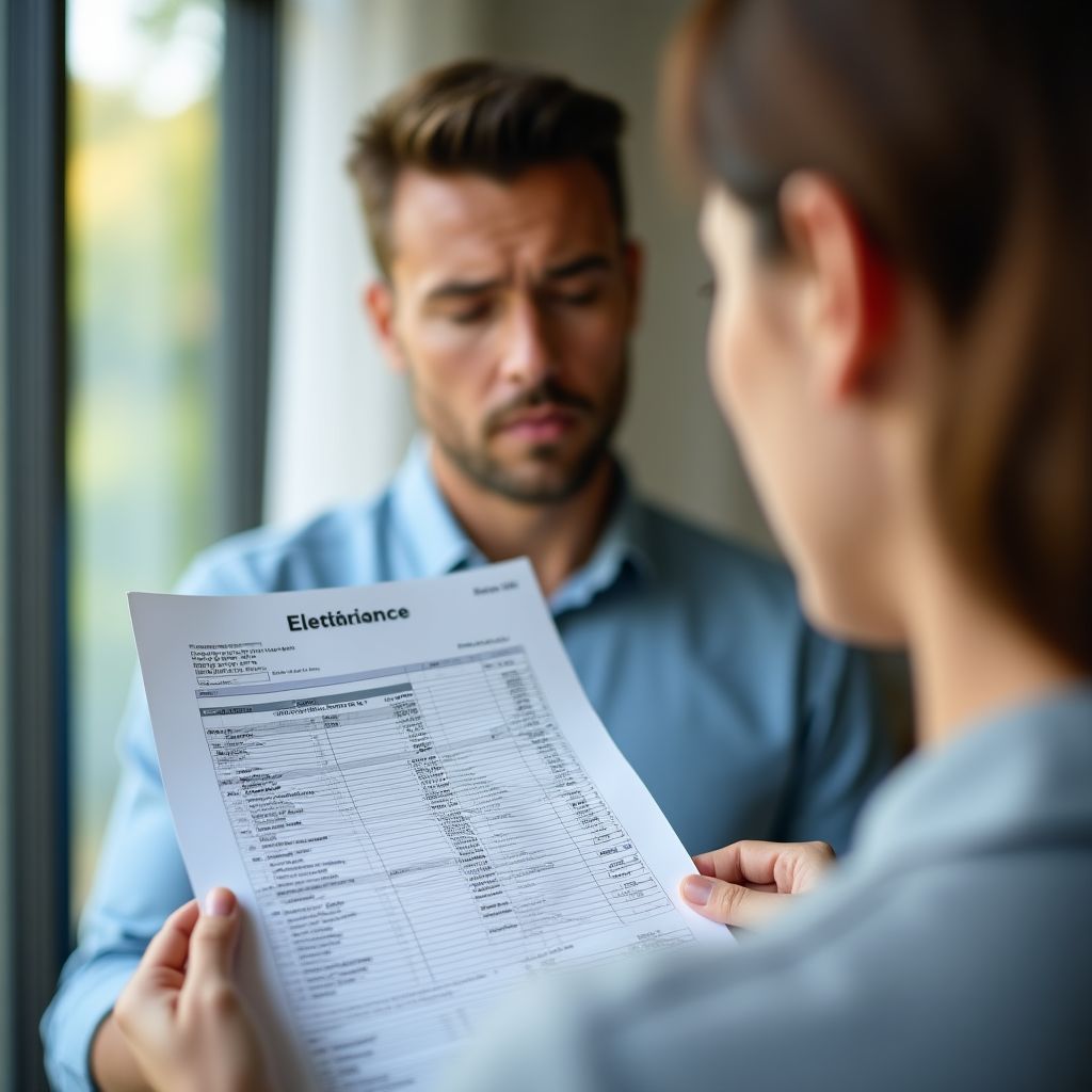 Facturas de servicios con aumento de tarifas